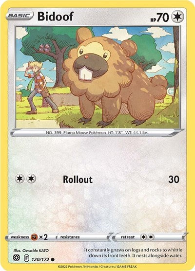 Bidoof (SWSH09: Brilliant Stars) Light Play