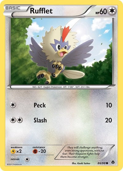 Rufflet (86) (Emerging Powers) Light Play