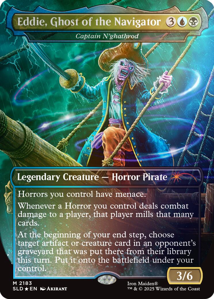 Eddie, Ghost of the Navigator - Captain N'ghathrod (Rainbow Foil)