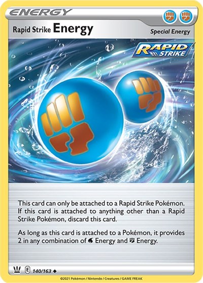 Rapid Strike Energy (SWSH05: Battle Styles) Light Play