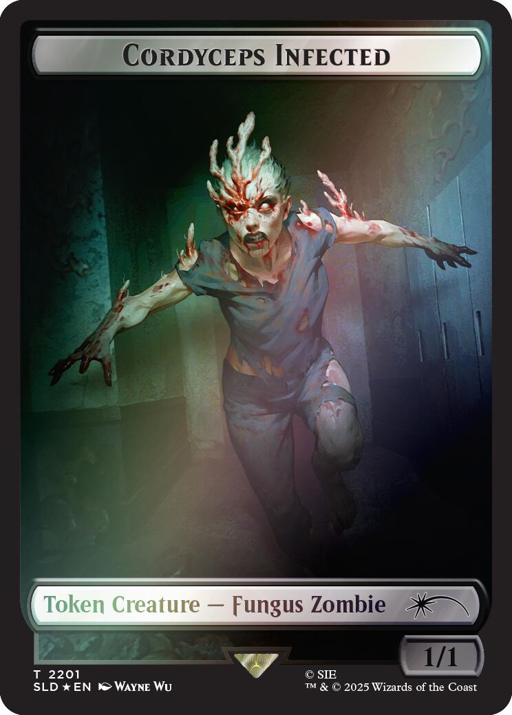 Cordyceps Infected Token (2201) (Rainbow Foil)