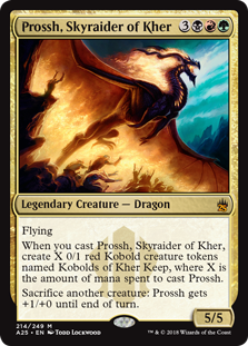 Prossh, Skyraider of Kher (Masters 25) Light Play Foil