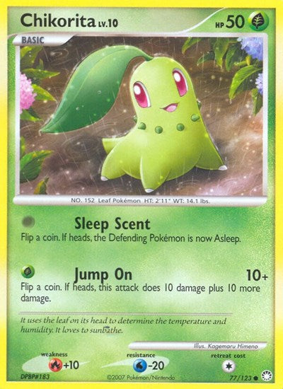 Chikorita (Mysterious Treasures) Medium Play