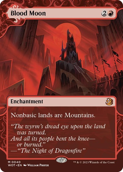 Blood Moon (Wilds of Eldraine: Enchanting Tales) Light Play