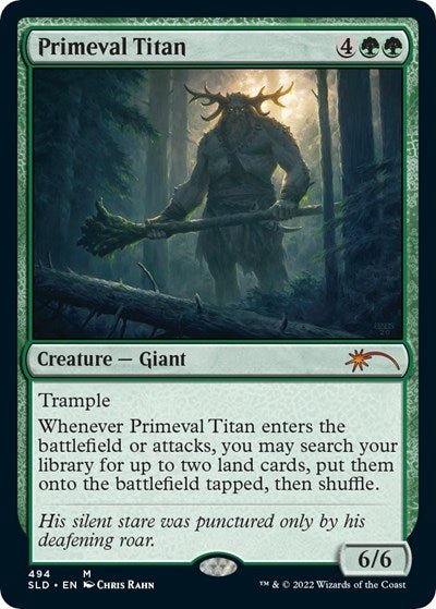 Primeval Titan (494) (Secret Lair) Light Play Foil