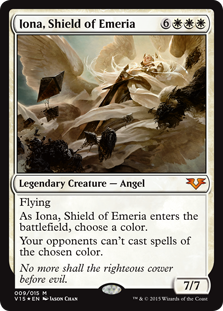 Iona, Shield of Emeria (From the Vault: Angels) Light Play Foil