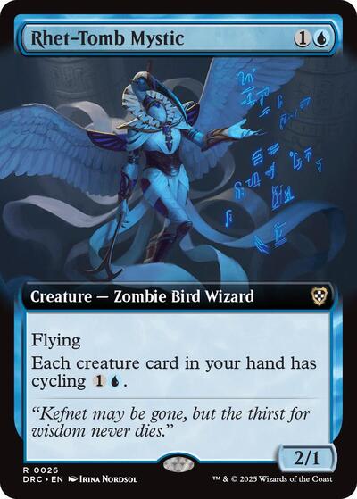 Rhet-Tomb Mystic (Extended Art) (Commander: Aetherdrift) Light Play