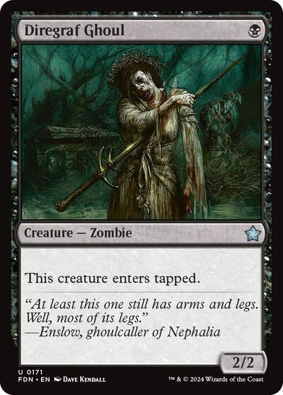 Diregraf Ghoul (Foundations) Near Mint Foil