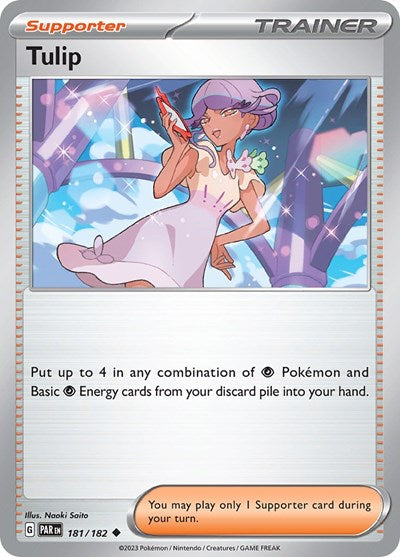 Tulip (Scarlet and Violet: Paradox Rift) Light Play Reverse Holofoil