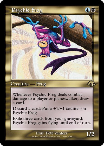 Psychic Frog (Retro Frame) (Modern Horizons 3) Light Play