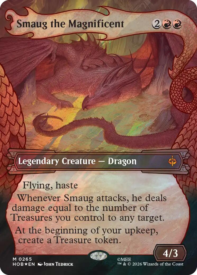 Smaug the Magnificent (Showcase) (Surge Foil)