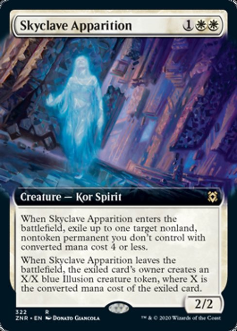 Skyclave Apparition (Extended Art) (Zendikar Rising) Light Play Foil