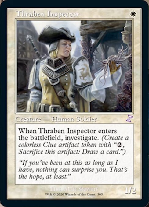 Thraben Inspector (Time Spiral Remastered) Light Play Foil