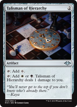 Talisman of Hierarchy (Modern Horizons) Light Play Foil