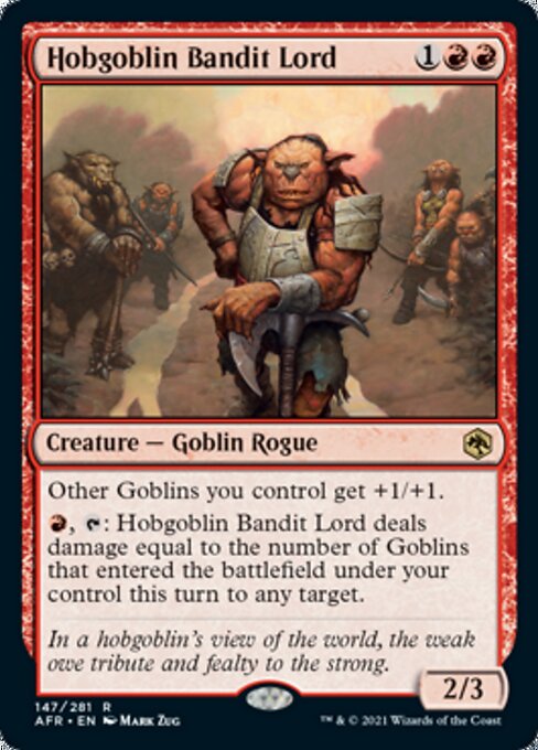 Hobgoblin Bandit Lord (Adventures in the Forgotten Realms) Light Play