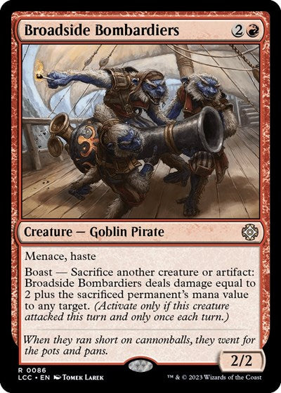 Broadside Bombardiers (Commander: The Lost Caverns of Ixalan) Light Play