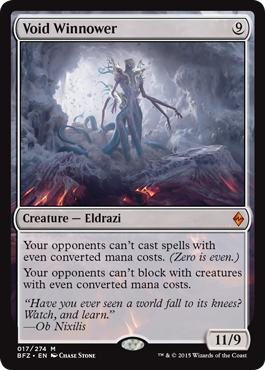 Void Winnower (Battle for Zendikar) Light Play