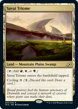 Savai Triome (Ikoria: Lair of Behemoths) Light Play Foil