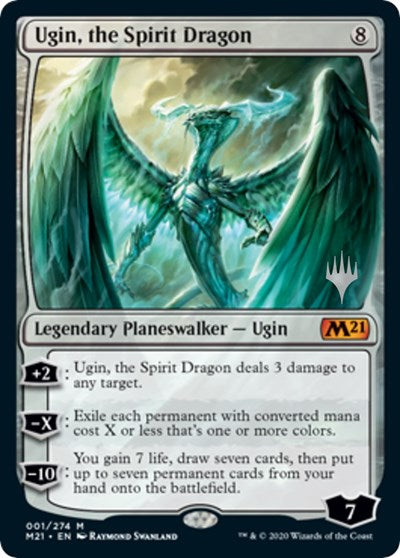 Ugin, the Spirit Dragon (Promo Pack: Core Set 2021) Light Play Foil