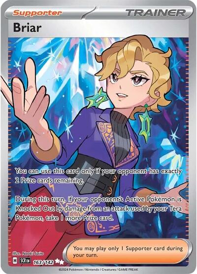 Briar - 163 (SV07: Stellar Crown) Light Play Holofoil