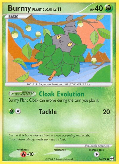 Burmy Plant Cloak (Arceus) Light Play