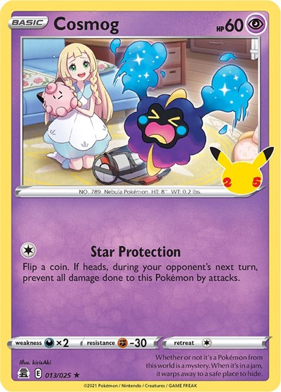 Cosmog (Celebrations) Light Play Holofoil