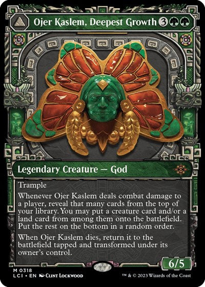 Ojer Kaslem, Deepest Growth (Showcase) (The Lost Caverns of Ixalan) Light Play Foil