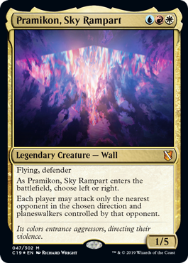 Pramikon, Sky Rampart (Commander 2019) Light Play Foil