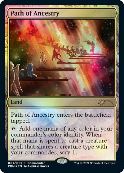 Path of Ancestry (Promos: Magicfest Cards) Light Play Foil