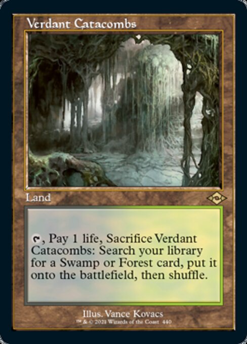 Verdant Catacombs (Retro Frame) (Modern Horizons 2) Light Play