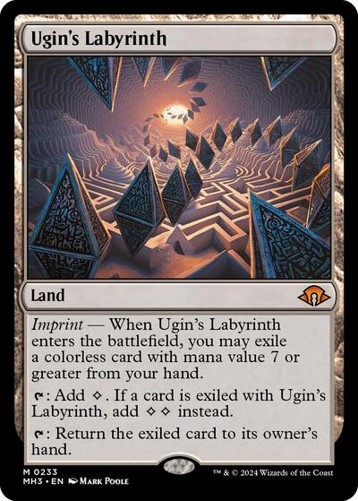 Ugin's Labyrinth (Modern Horizons 3) Light Play