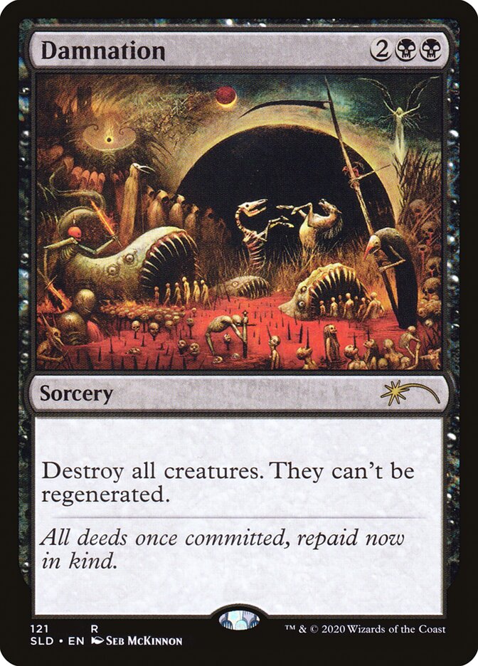 Damnation (Secret Lair) Light Play Foil