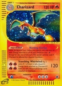 Charizard (6) (Expedition) Heavy Play Reverse Holofoil