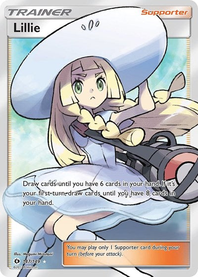 Lillie (Full Art) (SM Base Set) Light Play Holofoil