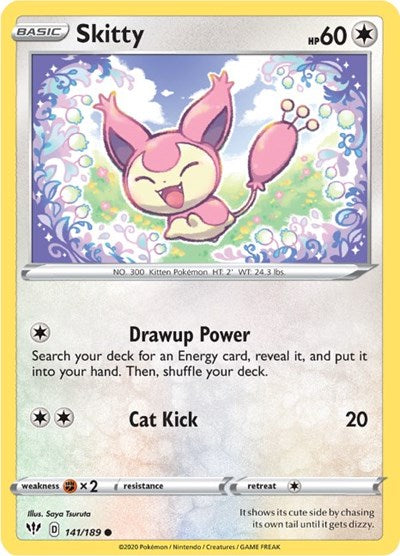 Skitty (SWSH03: Darkness Ablaze) Light Play