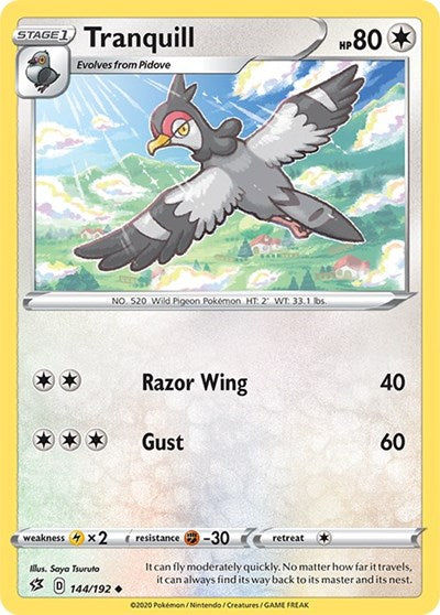 Tranquill (SWSH02: Rebel Clash) Light Play