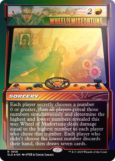 Wheel of Misfortune (1959) (Rainbow Foil) (Secret Lair) Light Play Foil