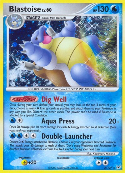 Blastoise (Platinum) Medium Play Holofoil