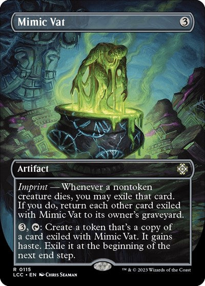 Mimic Vat (Borderless) (Commander: The Lost Caverns of Ixalan) Light Play Foil