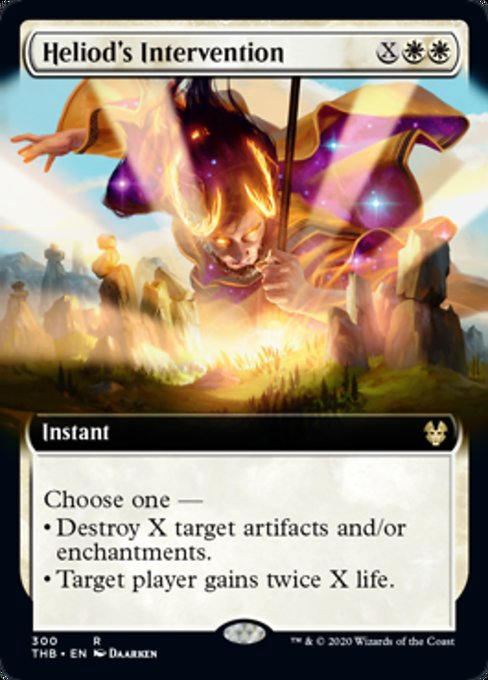 Heliod's Intervention (Extended Art) (Theros Beyond Death) Light Play Foil