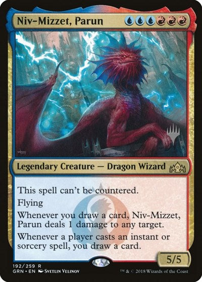 Niv-Mizzet, Parun (Promo Pack: Core Set 2020) Light Play Foil