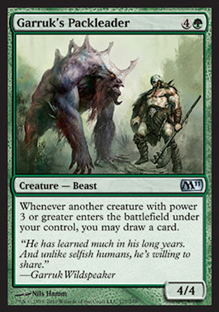 Garruk's Packleader (Magic 2011 Core Set) Light Play Foil