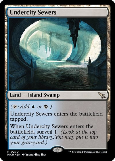 Undercity Sewers (Murders at Karlov Manor) Light Play Foil