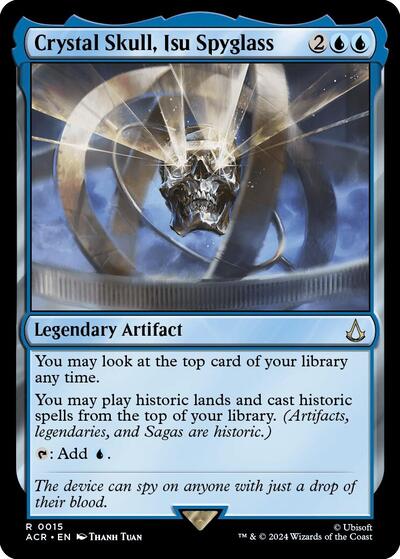 Crystal Skull, Isu Spyglass (Universes Beyond: Assassin's Creed) Light Play Foil