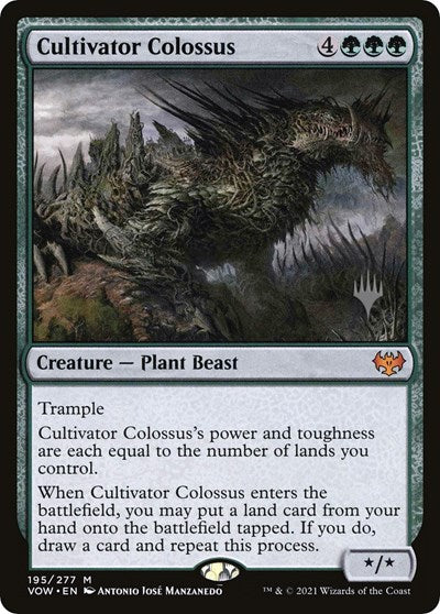 Cultivator Colossus (Promo Pack: Dominaria United) Light Play Foil