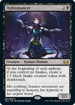 Ophiomancer (Commander Collection: Black) Light Play Foil