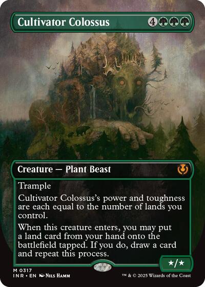 Cultivator Colossus (Borderless) (Innistrad Remastered) Light Play Foil