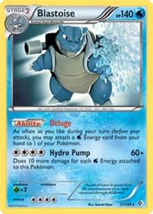 Blastoise - 31/149 (BW Boundaries Crossed) (Deck Exclusives) Medium Play