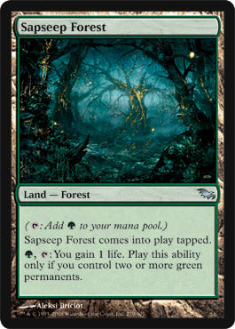 Sapseep Forest (Shadowmoor) Light Play Foil