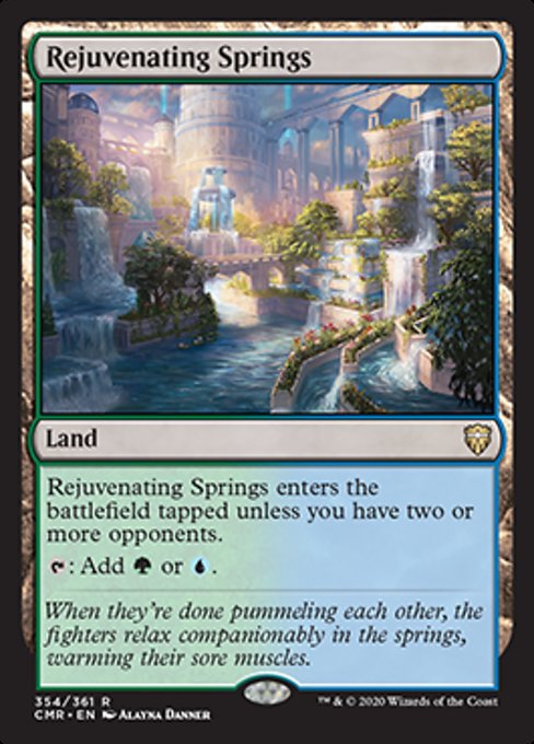 Rejuvenating Springs (Commander Legends) Light Play